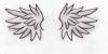 Angel wings tattoos design pic